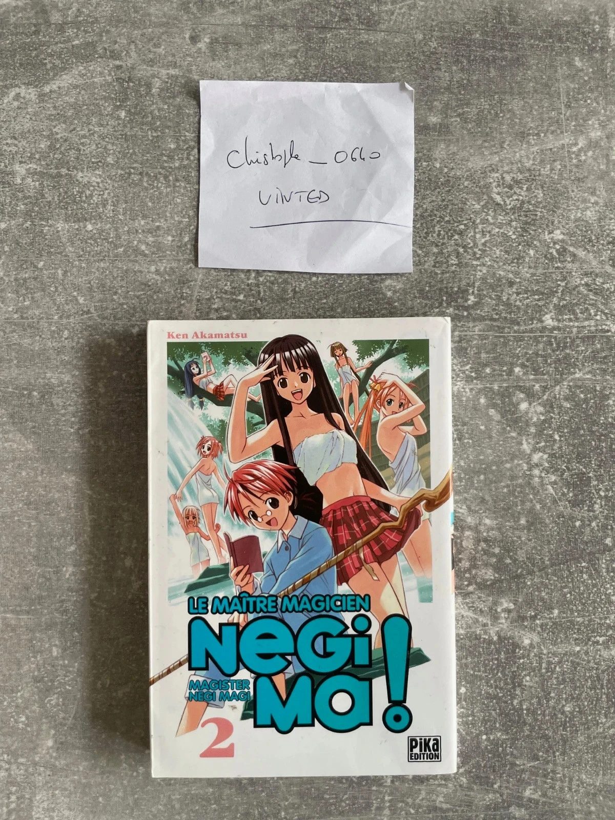 Manga Le maître magicien Negi ma / Negima ! tome 2 version française.